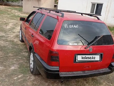 Volkswagen Golf 1993 года за 1 800 000 тг. в Мерке – фото 6