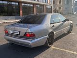 Mercedes-Benz S 320 1996 годаүшін4 100 000 тг. в Астана – фото 3