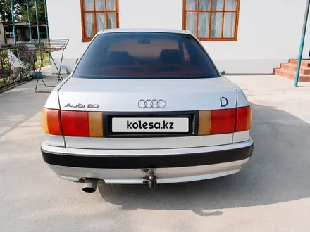 Audi 80 1991 года за 900 000 тг. в Тараз – фото 3