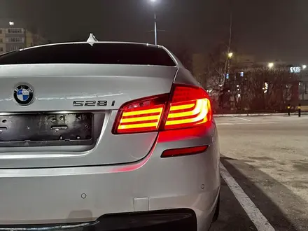 BMW 528 2013 года за 11 500 000 тг. в Алматы – фото 4