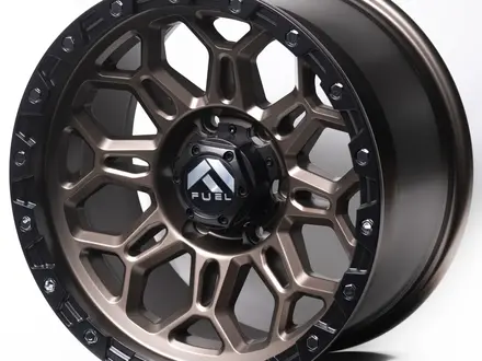 Диски Fuel R17 9J 6x139, 7 ET0 ЦО110 BRONZE + Black Polish Lip за 320 000 тг. в Алматы