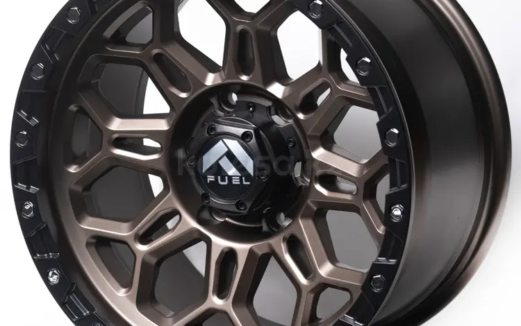 Диски Fuel R17 9J 6x139, 7 ET0 ЦО110 BRONZE + Black Polish Lip за 320 000 тг. в Алматы