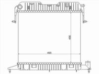 Радиатор Двигателя за 26 050 тг. в Астана