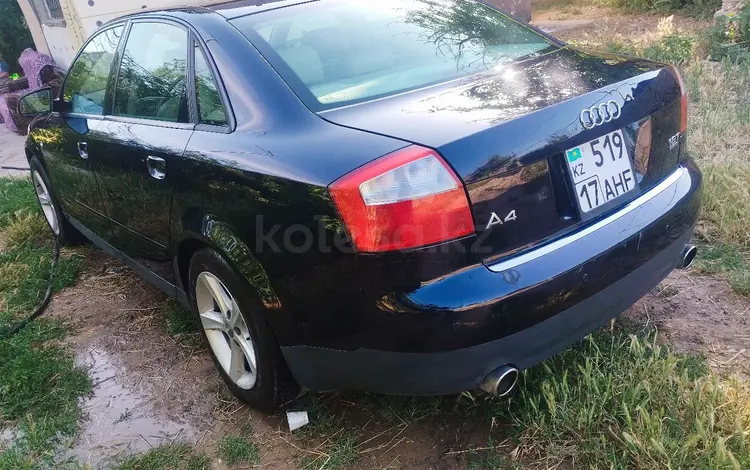 Audi A4 2002 года за 2 900 000 тг. в Шымкент