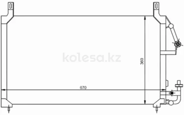 Радиатор кондиционераfor23 100 тг. в Алматы