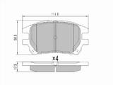 Колодки тормозные за 5 600 тг. в Шымкент