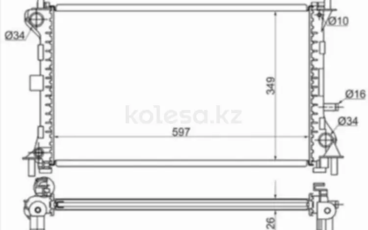 Радиатор за 17 200 тг. в Шымкент