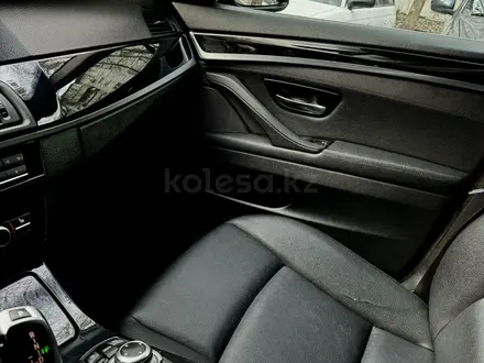 BMW 520 2012 года за 8 900 000 тг. в Алматы – фото 11