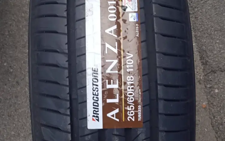 Шины Bridgestone 265/60R18 Alenza 001for80 000 тг. в Алматы