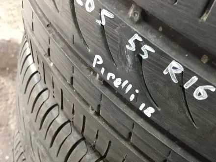 Резина летняя 205/55 r16 Pirelli, из Японии за 73 000 тг. в Алматы – фото 3