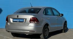 Volkswagen Polo 2015 года за 4 610 000 тг. в Алматы – фото 3
