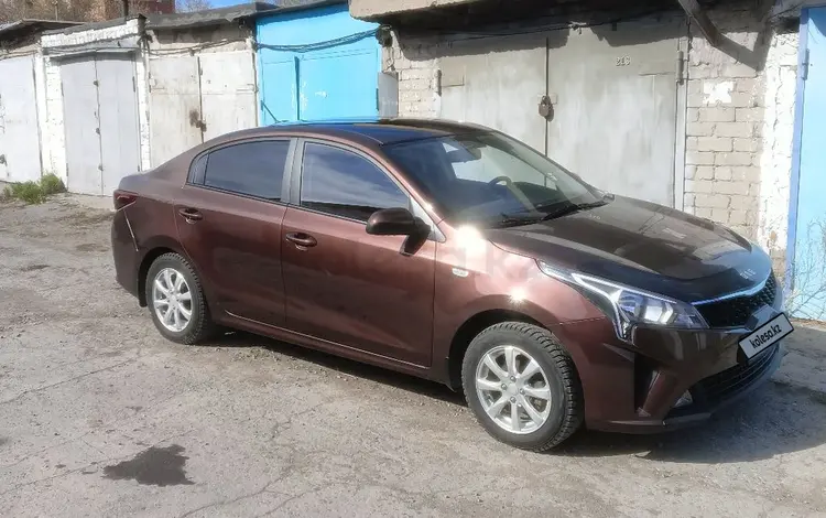 Kia Rio 2021 года за 7 500 000 тг. в Костанай