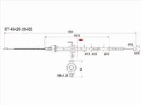 Трос ручного тормоза Правый за 5 900 тг. в Астана