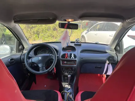 Peugeot 206 2006 года за 1 700 000 тг. в Алматы – фото 6