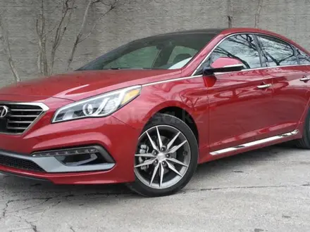 Бампер передний Hyundai Sonata 14-17 спорт Соната сана спорт за 55 000 тг. в Астана – фото 2