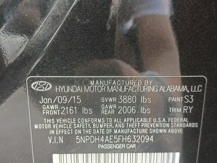 Hyundai Elantra 2015 года за 4 200 000 тг. в Актобе – фото 4