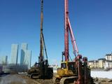 Забивка свай, Сваебой, буровая установка, бурение, лидерное бурение, ямобур в Астана – фото 3