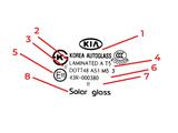 Оригинальные стекла на Hyundai Kia за 20 000 тг. в Алматы – фото 4