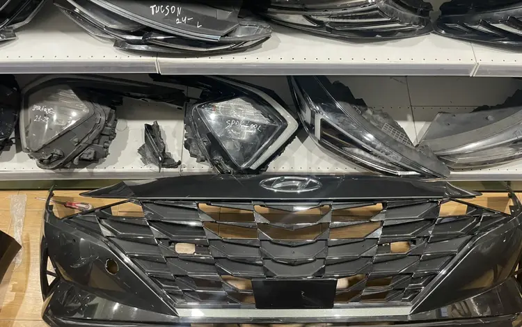 Бампер Elantra 2020 2025• Оригинал из Кореи• Отличное состояние за 10 000 тг. в Шымкент