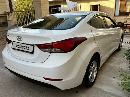 Hyundai Elantra 2014 года за 6 150 000 тг. в Шымкент – фото 7