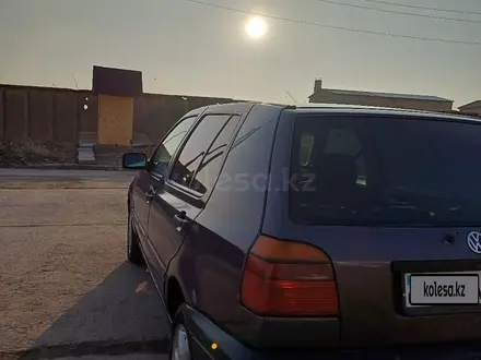 Volkswagen Golf 1993 года за 1 400 000 тг. в Тараз – фото 10