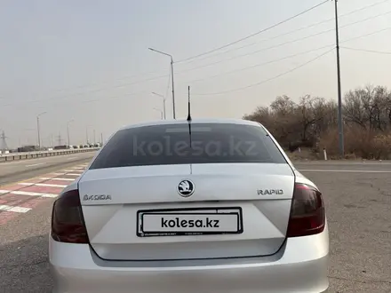 Skoda Rapid 2014 года за 4 499 999 тг. в Алматы – фото 3
