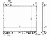 Радиатор Двигателя за 37 600 тг. в Алматы