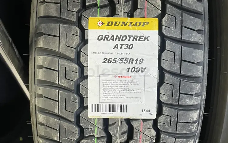 265/55/R19 Dunlop Grandtrek AT30 летние Япония 23 год за 123 000 тг. в Астана