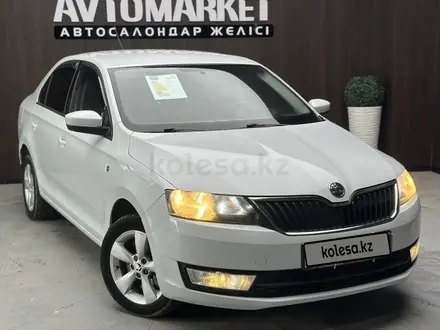 Skoda Rapid 2014 года за 5 500 000 тг. в Актобе – фото 3