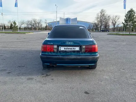 Audi 80 1992 года за 1 300 000 тг. в Тараз – фото 2