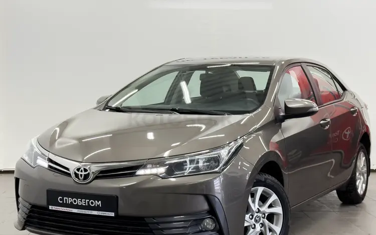 Toyota Corolla 2017 года за 7 990 000 тг. в Астана