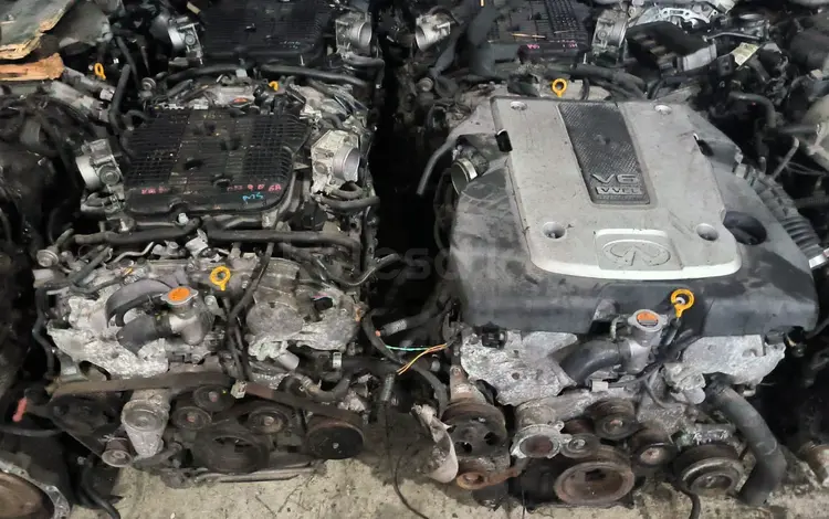 Двигатель Мотор Infiniti FX37 объём 3.7 литр VQ 35 Коробка АКПП Автомат за 850 000 тг. в Алматы