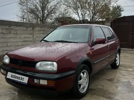 Volkswagen Golf 1993 года за 1 550 000 тг. в Тараз – фото 3