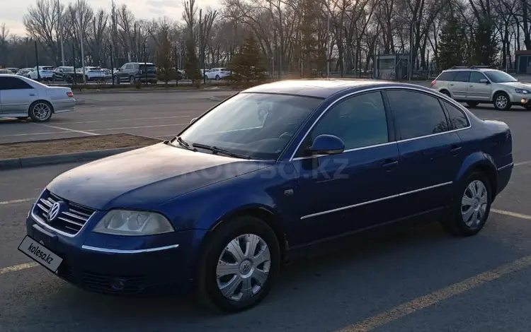 Volkswagen Passat 2002 годаүшін2 800 000 тг. в Алматы