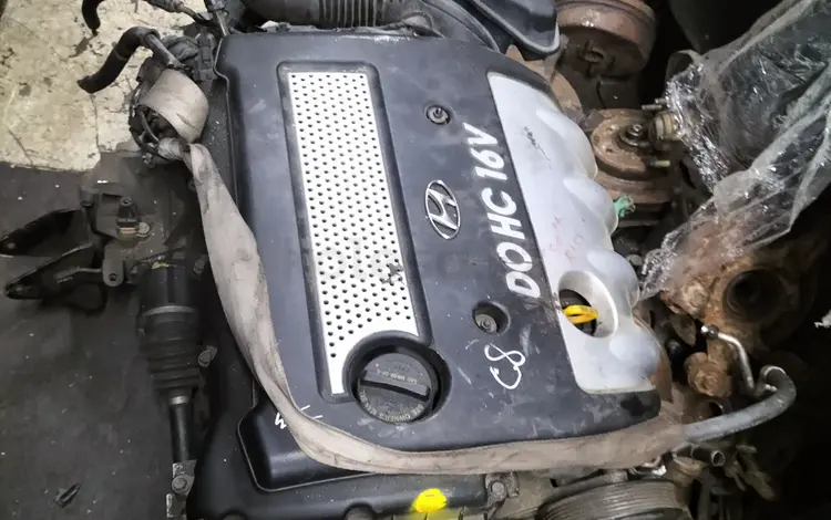 Двигатель Хундай Саната обиом 2.4 бензин за 530 000 тг. в Алматы