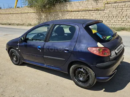 Peugeot 206 2003 года за 1 000 000 тг. в Актау – фото 8