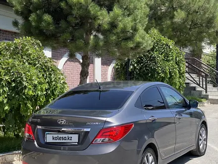 Hyundai Accent 2014 года за 5 700 000 тг. в Шымкент – фото 7