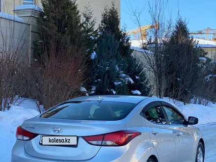 Hyundai Elantra 2015 года за 5 850 000 тг. в Алматы – фото 7