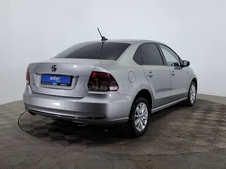 Volkswagen Polo 2020 года за 6 290 000 тг. в Астана – фото 5