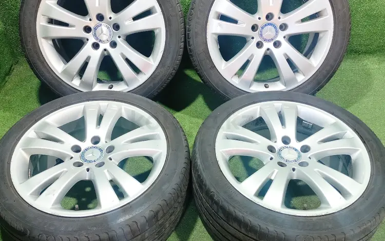 Диск с шинами оригинал Mercedes Benz C class W204 225/45 R17үшін250 000 тг. в Алматы