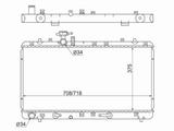 Радиатор охлаждения двигателя за 27 850 тг. в Караганда