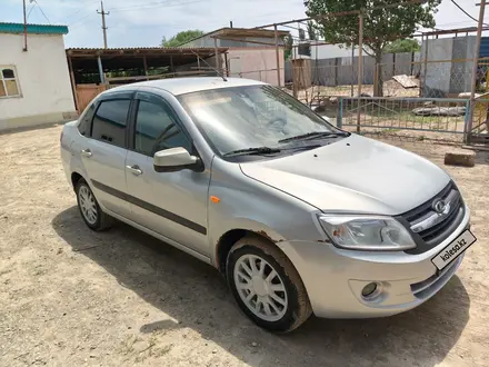 ВАЗ (Lada) Granta 2190 2013 года за 2 300 000 тг. в Кызылорда – фото 3