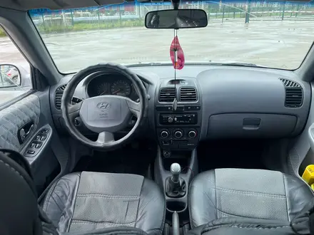 Hyundai Accent 2003 года за 1 800 000 тг. в Петропавловск – фото 7