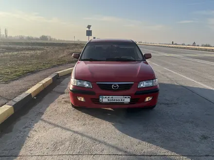 Mazda 626 1999 года за 1 800 000 тг. в Мерке – фото 4