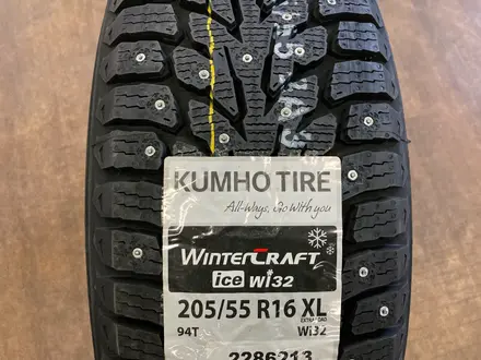 205/55r16 Kumho Wintercraft Ice WI32 за 50 000 тг. в Астана – фото 4