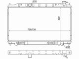 Радиатор двигателя за 28 550 тг. в Павлодар