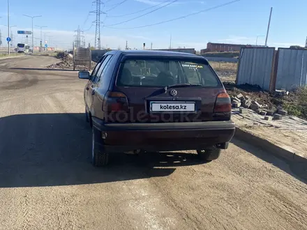 Volkswagen Golf 1994 года за 1 150 000 тг. в Астана – фото 4