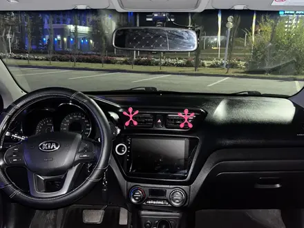 Kia Rio 2014 года за 6 200 000 тг. в Актобе – фото 10