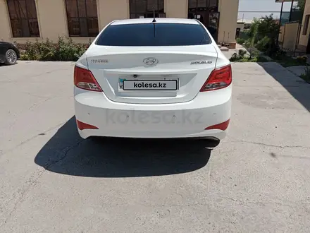 Hyundai Solaris 2015 года за 5 100 000 тг. в Сарыагаш – фото 3