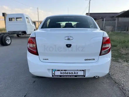 ВАЗ (Lada) Granta 2190 2013 года за 2 500 000 тг. в Шымкент – фото 4